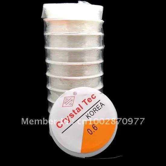 Wholesale 10Rollsx10M Translucent Stretch Elastic Beading Cord/String/Thread 0.6mm(w00003)
Wholesale 10Rollsx10M Translucent Stretch Elastic Beading Cord/String/Thread 0.6mm(w00003)