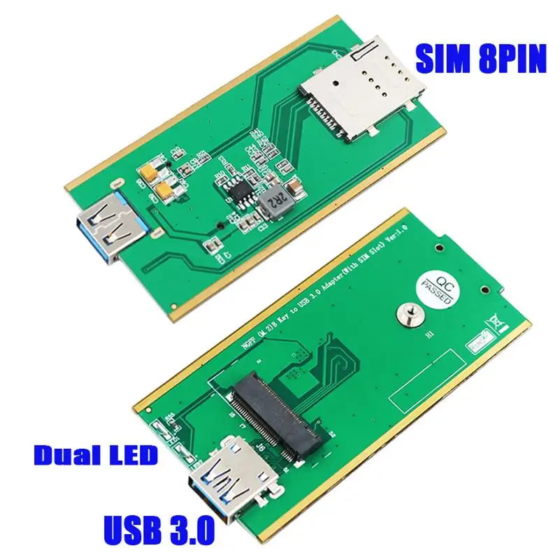 USB wifi адаптер NGFF M2 2,4 GHz/5 ГГц адаптер сетевой карты с sim ...