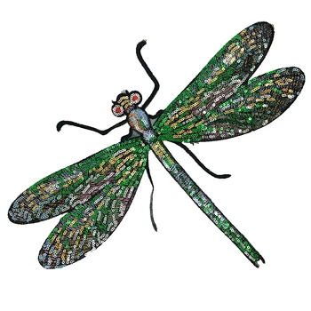 4pc Sequin Dragonfly Embroidery Patch Beaded Applique Patches For Clothing Parches Ropa Sticker Clothes Iron On 28x16cm AC1191
4pc Sequin Dragonfly Embroidery Patch Beaded Applique Patches For Clothing Parches Ropa Sticker Clothes Iron On 28x16cm AC1191