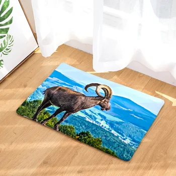 

CAMMITEVER Goat Mats Flannel Rugs and Carpets for Home Living Room Non-slip Washable Coffee Table Bedroom Area children's Rug