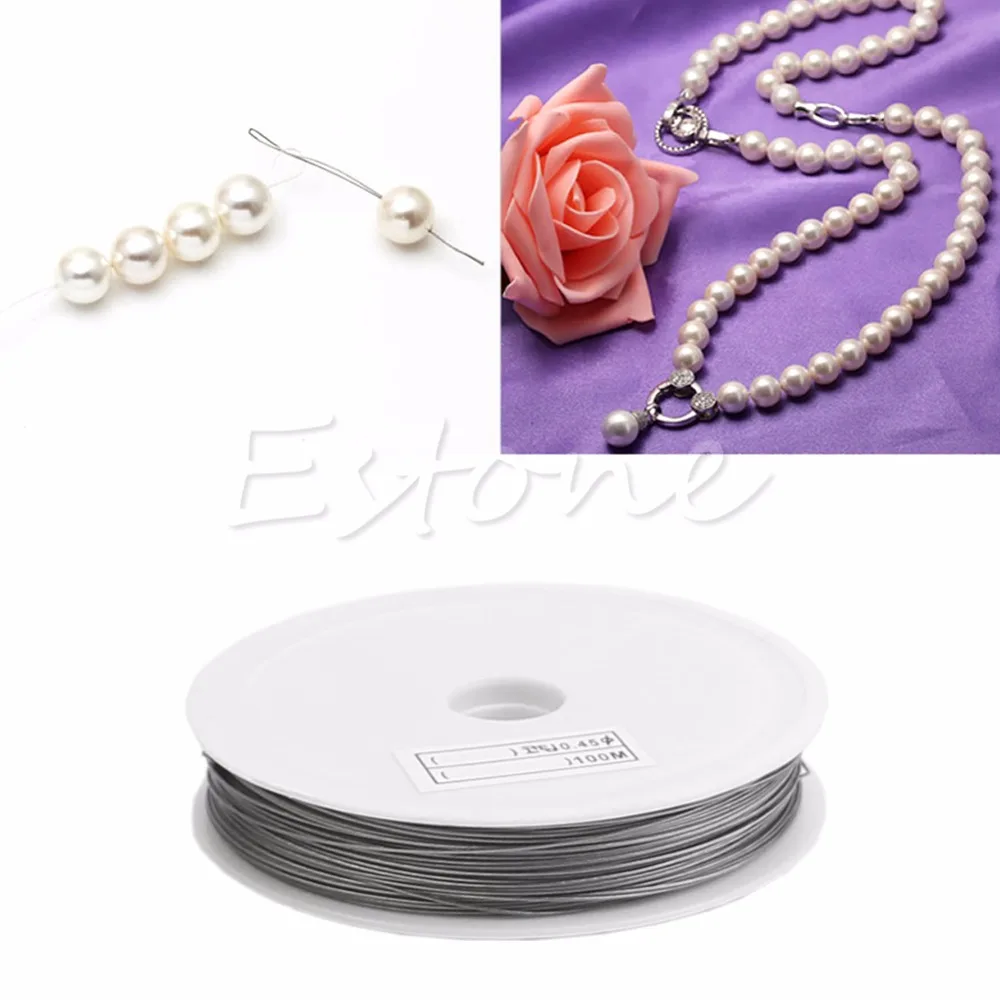 JAVRICK 0.45mm Silver Plated Jewelry String Beads Tail Beading Metal Wire Cord Roll 39250
JAVRICK 0.45mm Silver Plated Jewelry String Beads Tail Beading Metal Wire Cord Roll 39250