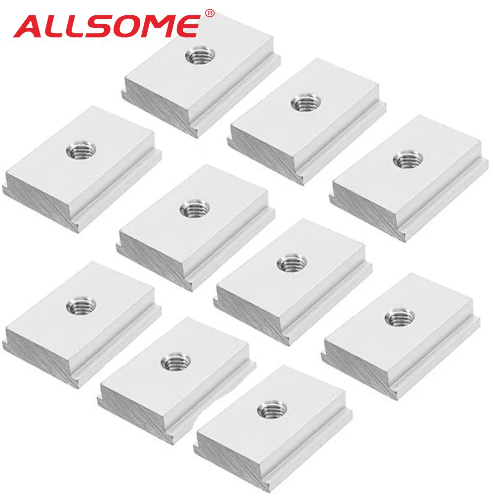 ALLSOME 10pcs M6 M8 T Slot Nut T-Track Sliding Nut For Woodworking Tool Slot Fastener HT1883
ALLSOME 10pcs M6 M8 T Slot Nut T-Track Sliding Nut For Woodworking Tool Slot Fastener HT1883