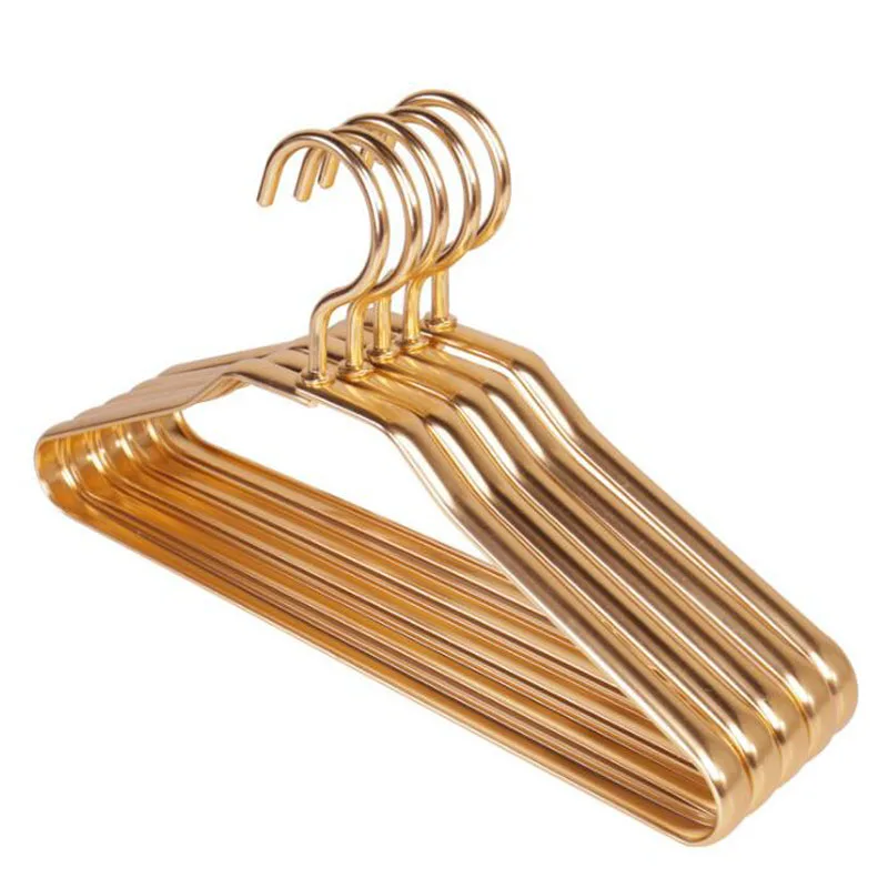 50pcs Fancy Golden Silver Aluminum Metal Clothes Shirts Dress Hanger Luxury Anti-rust Waterproof Kids Baby Hangers Rack ZA6463
50pcs Fancy Golden Silver Aluminum Metal Clothes Shirts Dress Hanger Luxury Anti-rust Waterproof Kids Baby Hangers Rack ZA6463