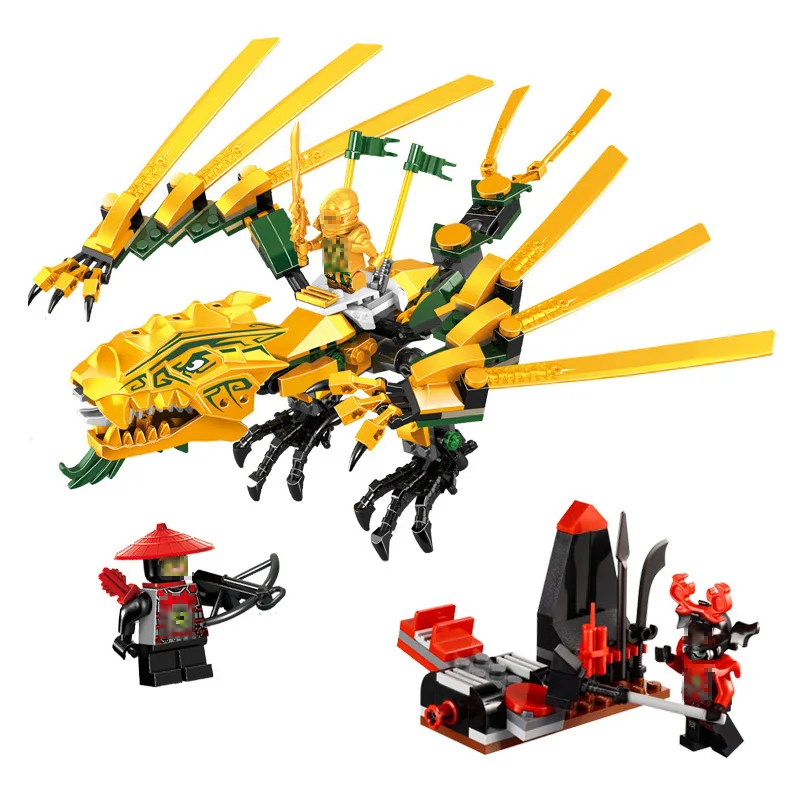Compatible with Legoing Ninjagoes 70503 LELE 79112 252pcs blocks Ninjago Figure The Golden Dragon toys for children building
Compatible with Legoing Ninjagoes 70503 LELE 79112 252pcs blocks Ninjago Figure The Golden Dragon toys for children building