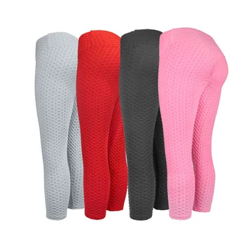 2019 New High Waist Jacquard Leggings For Women Solid Push Up Leggins Athletic Sweat Pants Sportswear Fitness Leggings
2019 New High Waist Jacquard Leggings For Women Solid Push Up Leggins Athletic Sweat Pants Sportswear Fitness Leggings