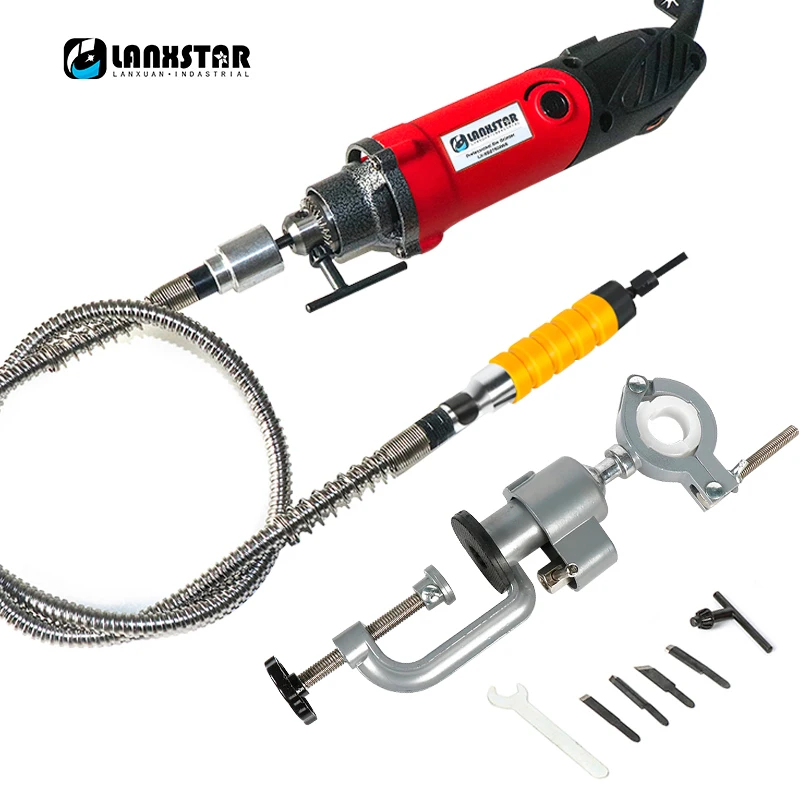 Lanxstar 7500WS Rotary Grinder Tool Engraving Polishing Dremel Style Electric Drilling Machine DIY Multi-Function Chuck
Lanxstar 7500WS Rotary Grinder Tool Engraving Polishing Dremel Style Electric Drilling Machine DIY Multi-Function Chuck
