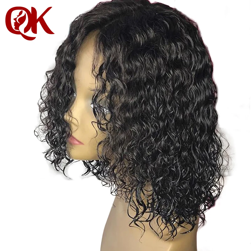 QueenKing Hair Short Curly Lace Front Human Hair Wigs PrePlucked With Baby Hair Brazilian Remy Bob Lace Front Wigs For Women
QueenKing Hair Short Curly Lace Front Human Hair Wigs PrePlucked With Baby Hair Brazilian Remy Bob Lace Front Wigs For Women