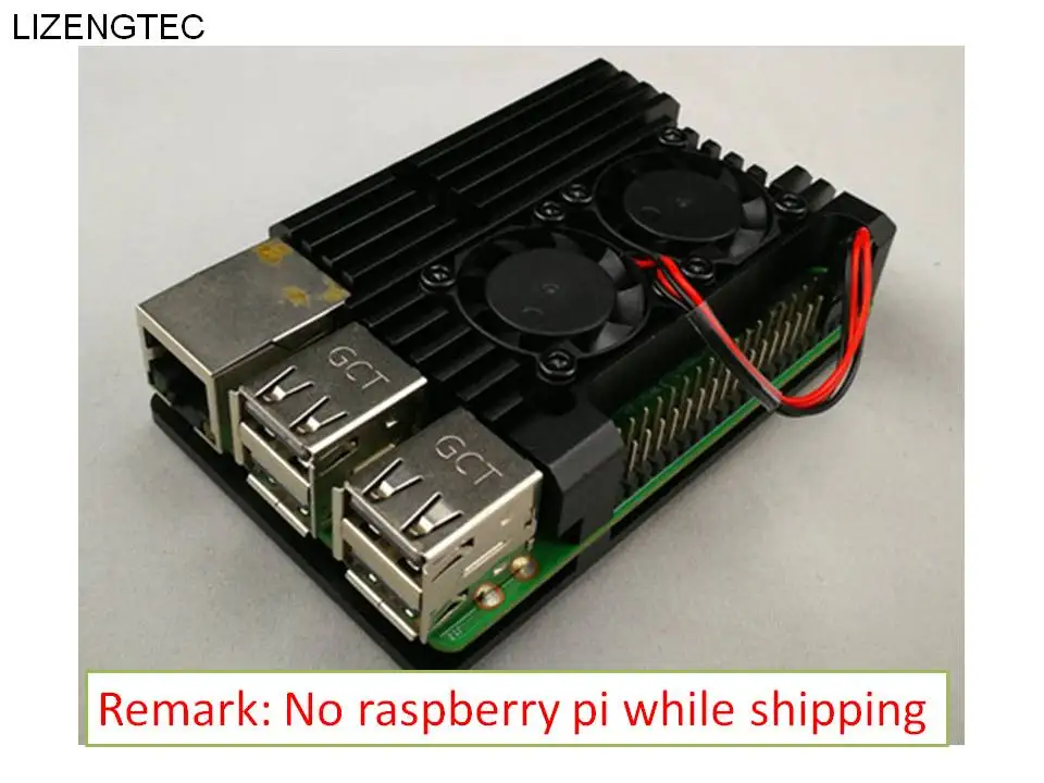 Free Shipping LIZENGTEC New Design Aluminum Case for Raspberry Pi 3 &3 Model B Plus with Two Fan and 4 Silicone
Free Shipping LIZENGTEC New Design Aluminum Case for Raspberry Pi 3 &3 Model B Plus with Two Fan and 4 Silicone