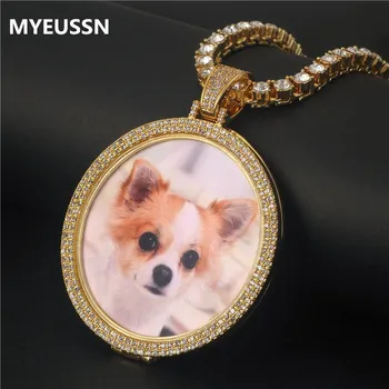 Custom Family Photo Pendant &Necklace Ice out Zircon Double Layers Memory Medallions Tennis Chain Necklace Hip Hop Jewelry Gifts
Custom Family Photo Pendant &Necklace Ice out Zircon Double Layers Memory Medallions Tennis Chain Necklace Hip Hop Jewelry Gifts