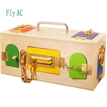 1 SET Montessori Toys Lock Wooden Box Materials Sensorial Educational Wooden Toys For Children Baby Children Toys
1 SET Montessori Toys Lock Wooden Box Materials Sensorial Educational Wooden Toys For Children Baby Children Toys