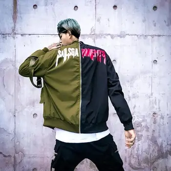 In The Tide New Pattern Youth Leisure Time Split Joint Zipper Jacket Loose Coat Korean Show Loose Coat Tide Nightclub Male
In The Tide New Pattern Youth Leisure Time Split Joint Zipper Jacket Loose Coat Korean Show Loose Coat Tide Nightclub Male