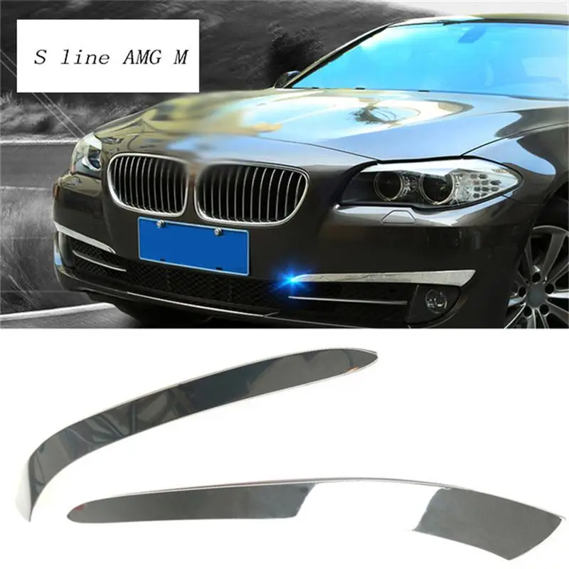 Car styling Front Fog lights Eyebrow Decorative Trim Strips Stickers Cover for BMW 5 series GT F10 F07 2011-13 auto Accessories
Car styling Front Fog lights Eyebrow Decorative Trim Strips Stickers Cover for BMW 5 series GT F10 F07 2011-13 auto Accessories