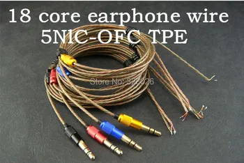 diy earphone wire 5NlC-OFC Single crystal copper headphone super soft fever maintenance upgrade line four-color metal plug
diy earphone wire 5NlC-OFC Single crystal copper headphone super soft fever maintenance upgrade line four-color metal plug