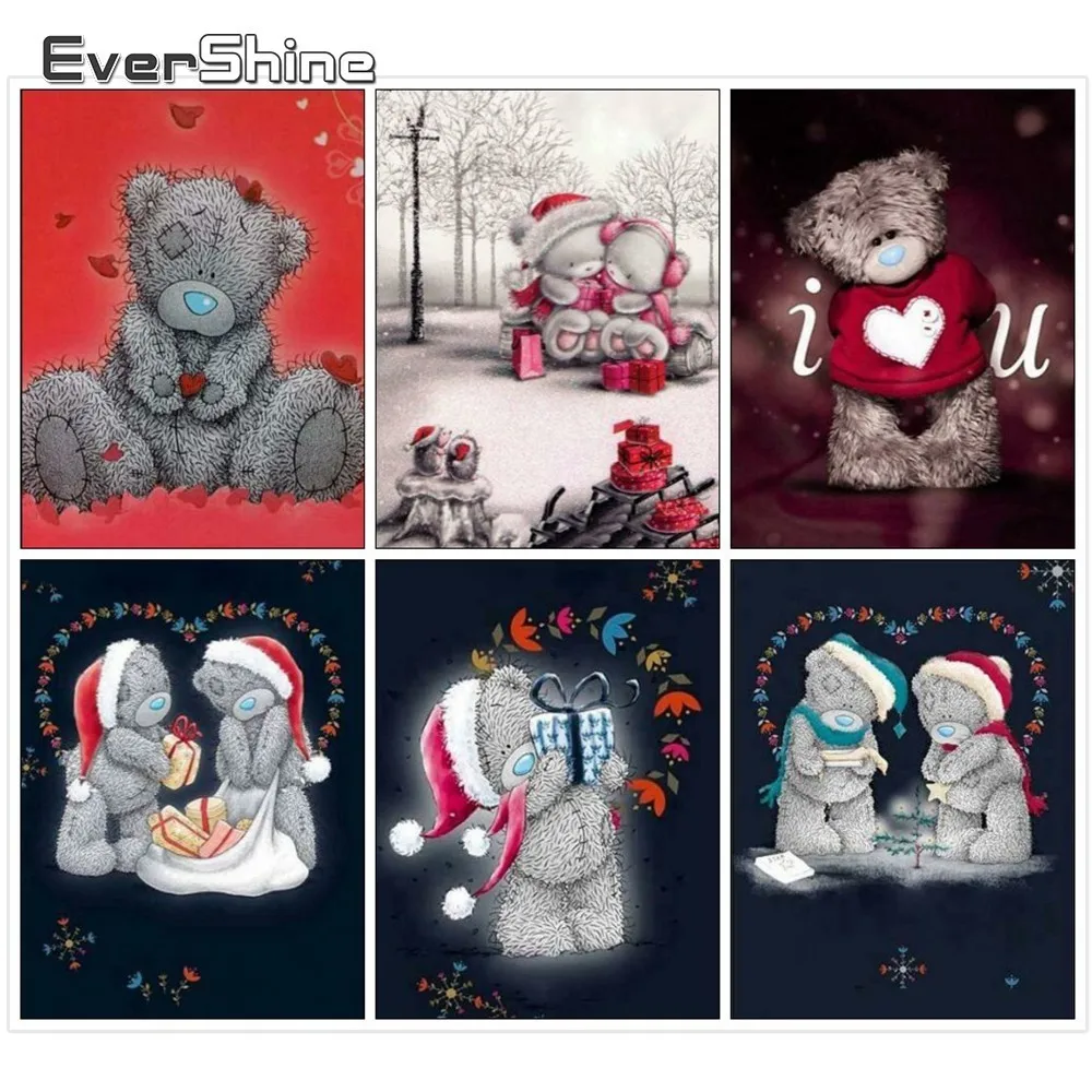 EverShine DIY Cartoon Diamond Embroidery Full Display Diamond Painting Full Square Bear Pictures Of Rhinestones Children Gift
EverShine DIY Cartoon Diamond Embroidery Full Display Diamond Painting Full Square Bear Pictures Of Rhinestones Children Gift