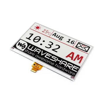 7.5inch E-Ink Raw Display 640x384 Resolution with embedded controller SPI interface without PCB Supports Raspberry Pi/Arduino
7.5inch E-Ink Raw Display 640x384 Resolution with embedded controller SPI interface without PCB Supports Raspberry Pi/Arduino