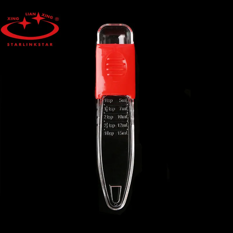 1 pc Adjustable Measuring Spoon Double Scale ABS Transparent Food Seasoning Sugar Measuring Spoon 15 ml Kitchen Backing Tool
1 pc Adjustable Measuring Spoon Double Scale ABS Transparent Food Seasoning Sugar Measuring Spoon 15 ml Kitchen Backing Tool