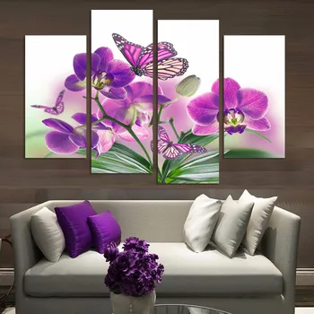 Cheap Purple Flowers Wall Painting Modern Home Wall Decor Living Room Canvas Art HD Print Painting 4 Panel Artwork Picture
Cheap Purple Flowers Wall Painting Modern Home Wall Decor Living Room Canvas Art HD Print Painting 4 Panel Artwork Picture