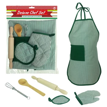 6Pcs Pretend & Play Emulational Toy Kit DIY Pastry Baker Tool Apron Set for Children
6Pcs Pretend & Play Emulational Toy Kit DIY Pastry Baker Tool Apron Set for Children