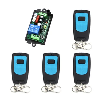 AC110V 220V 10A relay 1CH wireless RF Remote Control Switch 4 Transmitter+ 1 Receiver SKU: 5338
AC110V 220V 10A relay 1CH wireless RF Remote Control Switch 4 Transmitter+ 1 Receiver SKU: 5338