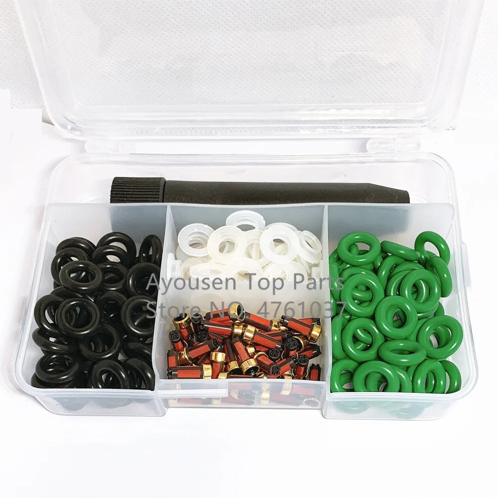 50Sets/Box Fuel Injector Repair Kits Micro Filter Extractor For Injector Part#FBJC100 16600-5L700 0280155937 with Free Shipping
50Sets/Box Fuel Injector Repair Kits Micro Filter Extractor For Injector Part#FBJC100 16600-5L700 0280155937 with Free Shipping