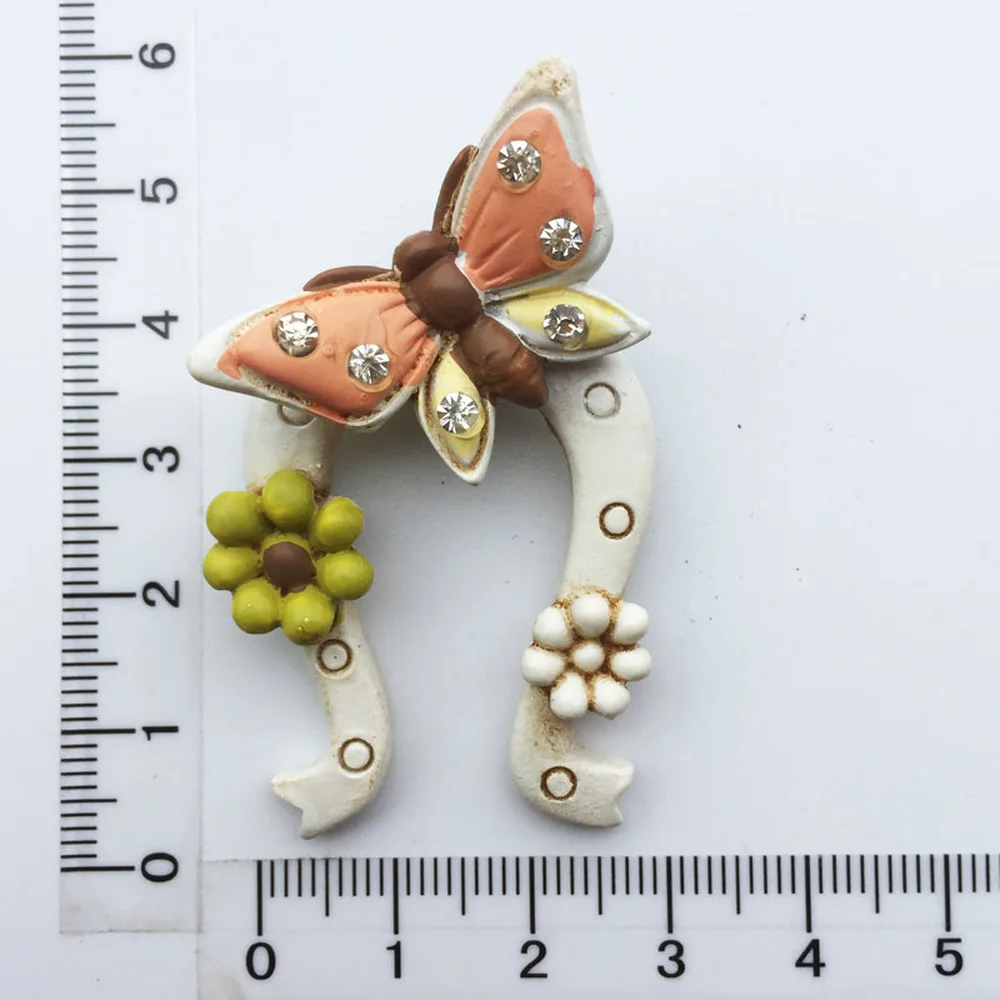 BABELEMI 3D Cute Spanish Tourist Souvenir Horseshoe Butterfly Refrigerator Magnets Spain Fridge Magnet Sticker Home Decor
BABELEMI 3D Cute Spanish Tourist Souvenir Horseshoe Butterfly Refrigerator Magnets Spain Fridge Magnet Sticker Home Decor