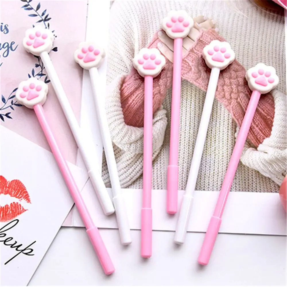 1 pcs Kawaii Cat Footprint Gel Pens for Writing Cute Black Ink Signature Pen student Stationary Office School Supplies
1 pcs Kawaii Cat Footprint Gel Pens for Writing Cute Black Ink Signature Pen student Stationary Office School Supplies