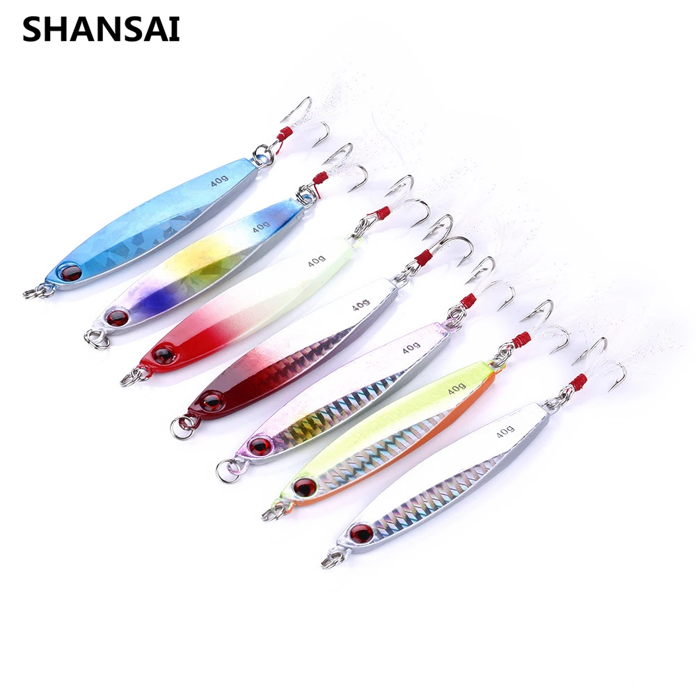 SHANSAI Lifelike Sea Ocean 8 cm 40 g Metal Bait Fishing Lure Hard Artificial Bait Fishing Tackle F111
SHANSAI Lifelike Sea Ocean 8 cm 40 g Metal Bait Fishing Lure Hard Artificial Bait Fishing Tackle F111