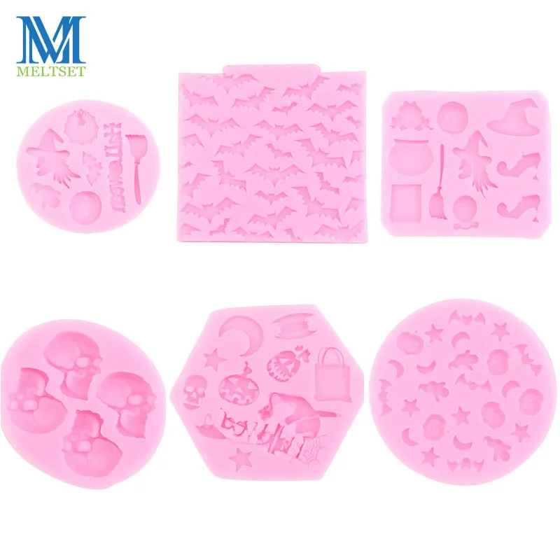 New Mini Halloween Silicone Cake Mold DIY Cake Decoration Hat Skull Pumpkin Mold Tool for Home Party Chocolate Bakeware Tools
New Mini Halloween Silicone Cake Mold DIY Cake Decoration Hat Skull Pumpkin Mold Tool for Home Party Chocolate Bakeware Tools