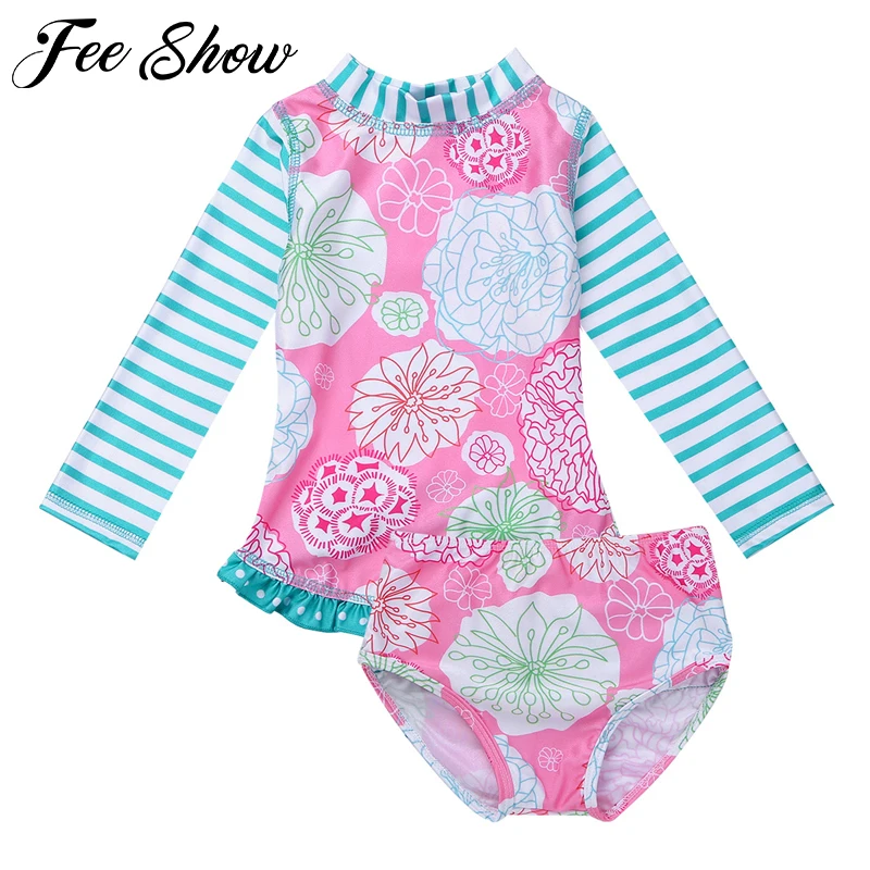 Kids Girls Tankini Long Sleeves Floral Printed Swimsuit Swimwear Bathing Suit Set Tops with Bottoms 2PCS Swimming Clothes
Kids Girls Tankini Long Sleeves Floral Printed Swimsuit Swimwear Bathing Suit Set Tops with Bottoms 2PCS Swimming Clothes