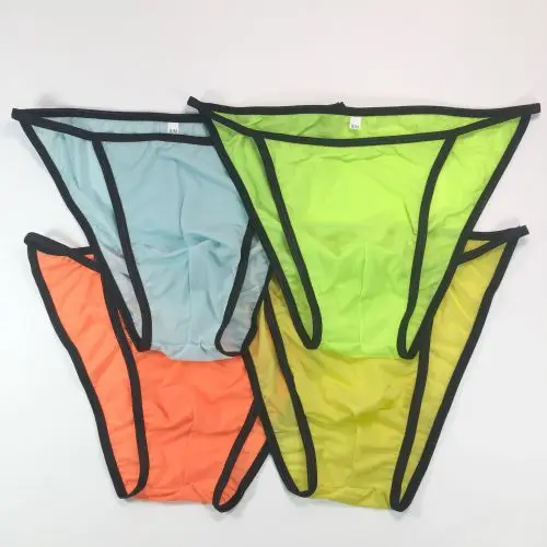 Mens String Bikini Contoured Pouch Low Rise Moderate Back G3422 Nylon spandex soft thin jersey semi c-thru
Mens String Bikini Contoured Pouch Low Rise Moderate Back G3422 Nylon spandex soft thin jersey semi c-thru