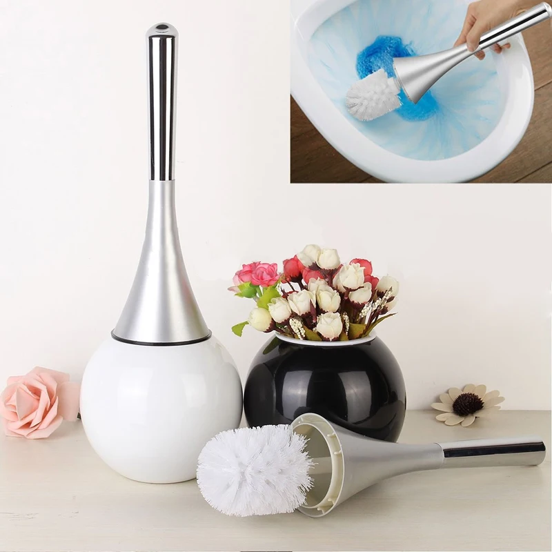 Bathroom Toilet WC Scrub Cleaning Brush With Stainless Steel Holder Set Black/White
Bathroom Toilet WC Scrub Cleaning Brush With Stainless Steel Holder Set Black/White