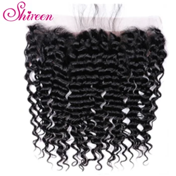 Shireen hair Deep Wave Brazilian Hair Frontals 100% Remy Human Hair Lace Frontal Closure 13*4 With Baby Hair Natural Black Color 
Shireen hair Deep Wave Brazilian Hair Frontals 100% Remy Human Hair Lace Frontal Closure 13*4 With Baby Hair Natural Black Color