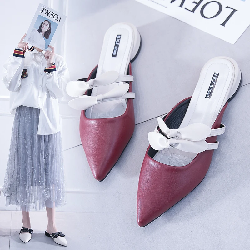 Summer New 2019 Fashion Summer Slippers Women Low Heel pointed toe Sandals Casual Dress Rome Slipper Square Heels Ladies Shoes
Summer New 2019 Fashion Summer Slippers Women Low Heel pointed toe Sandals Casual Dress Rome Slipper Square Heels Ladies Shoes