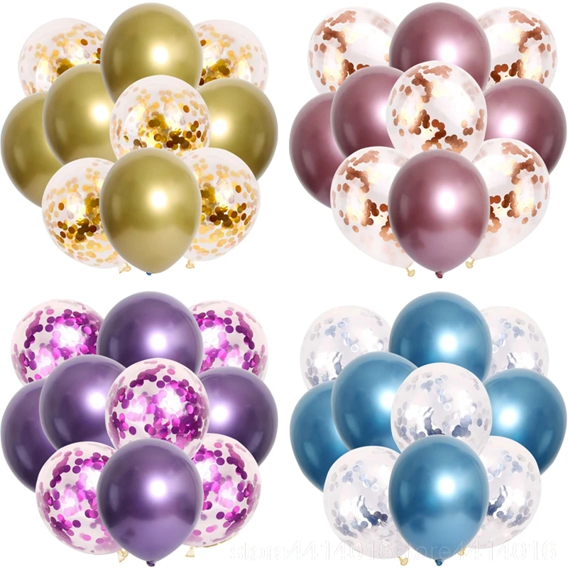 10pcs 12inch Metal Confetti Latex Balloon Multicolor Thick Chrome Metal Color Inflatable Balloon Wedding Birthday Party Decor 5w
10pcs 12inch Metal Confetti Latex Balloon Multicolor Thick Chrome Metal Color Inflatable Balloon Wedding Birthday Party Decor 5w