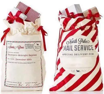 10pcs/lot free shipping newest santa sack 50*70cm 2 styles stock santa sack bags Christmas gift bags decoration striped candy
10pcs/lot free shipping newest santa sack 50*70cm 2 styles stock santa sack bags Christmas gift bags decoration striped candy