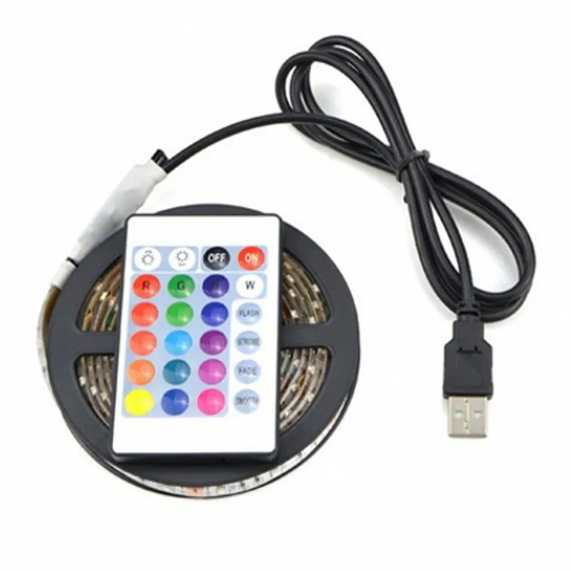 USB RGB Led Strip Light 0.5M 1M 2M 5050SMD RGB Flexible Light TV Background Lighting RGB LED strip Adhesive Tape 5V
USB RGB Led Strip Light 0.5M 1M 2M 5050SMD RGB Flexible Light TV Background Lighting RGB LED strip Adhesive Tape 5V