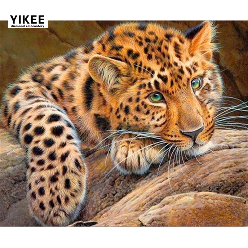 YIKEE b026 3D Cross Stitch Embroidery Painting,Diamond Embroidery Animals,Diamond Painting Leopard
YIKEE b026 3D Cross Stitch Embroidery Painting,Diamond Embroidery Animals,Diamond Painting Leopard