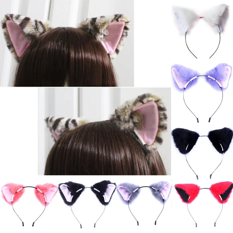 New Fashion Girl Cute kitten Fox Ear Long Fur Hair Headband Anime Cosplay Party Costume Hair Accesories
New Fashion Girl Cute kitten Fox Ear Long Fur Hair Headband Anime Cosplay Party Costume Hair Accesories