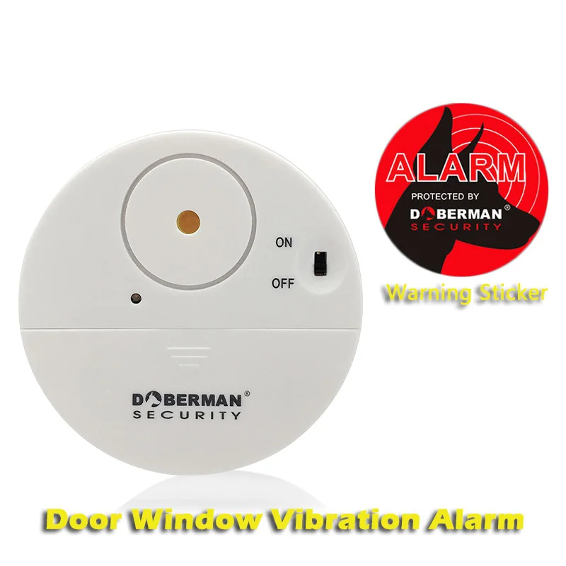 Doberman Security Home Burglar Sensor Door Window Drawer Vibration Alarm White Warning Burglars Intruders antifurto casa
Doberman Security Home Burglar Sensor Door Window Drawer Vibration Alarm White Warning Burglars Intruders antifurto casa