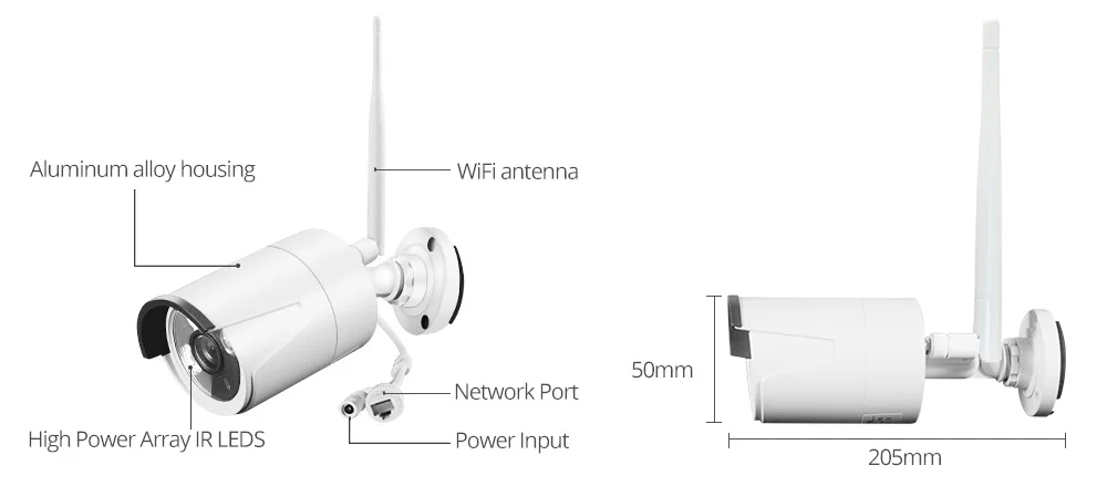 kit video surveillance dimension