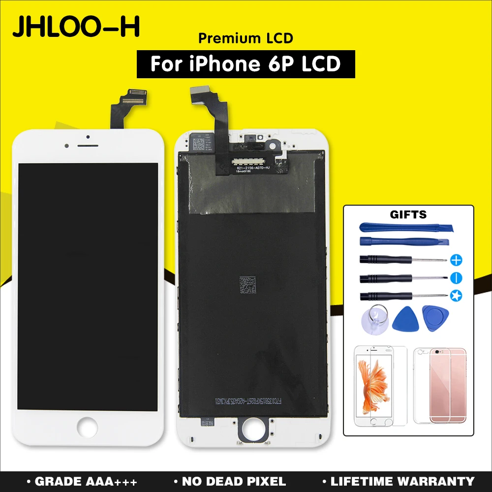 AAA+++ 50PCS/LOT For iPhone 6 Plus LCD Screen 5.5 Inch Display Complete Assembly Replacement Free Shipping
AAA+++ 50PCS/LOT For iPhone 6 Plus LCD Screen 5.5 Inch Display Complete Assembly Replacement Free Shipping