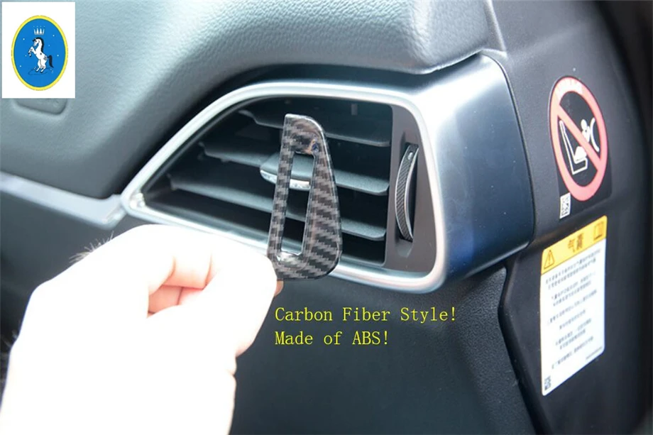 Yimaautotrims Auto Accessory Side Air Conditioning AC Outlet Vent Cover Trim 2 Pcs Fit For Jaguar F-Pace 2017 2018 2019 ABS
Yimaautotrims Auto Accessory Side Air Conditioning AC Outlet Vent Cover Trim 2 Pcs Fit For Jaguar F-Pace 2017 2018 2019 ABS