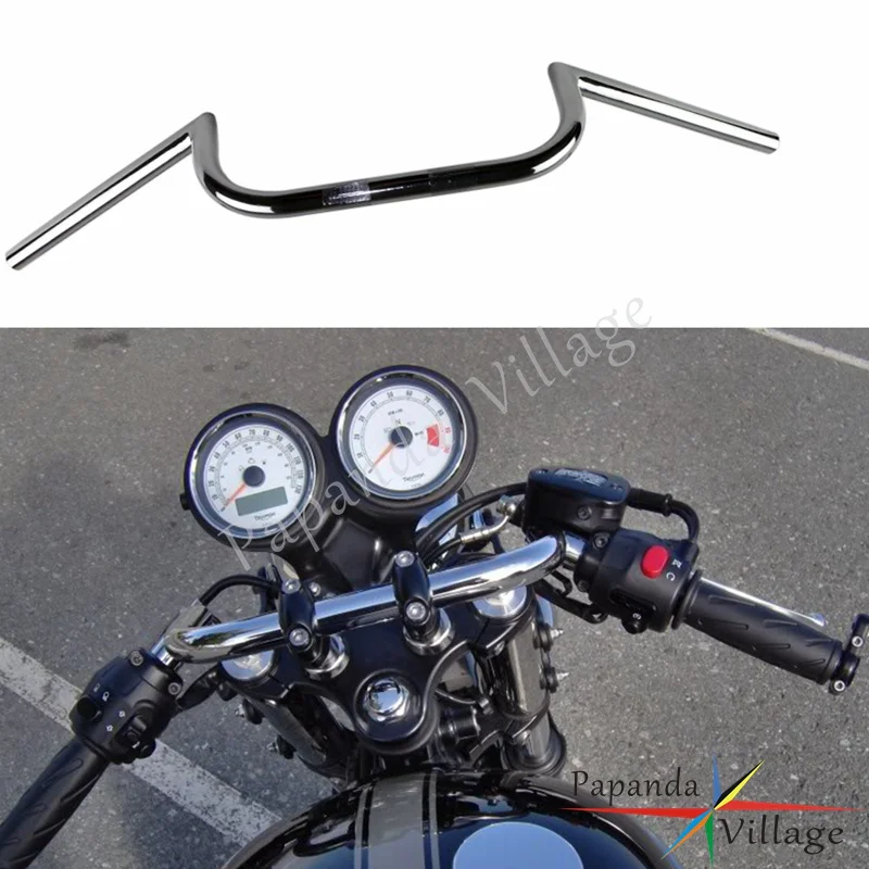 Papanda Motorcycle Aluminum Billet Chrome 1" 25mm Handle Bar Cafe Racer Handlebar for Harley Sportster Bobber Chopper
Papanda Motorcycle Aluminum Billet Chrome 1" 25mm Handle Bar Cafe Racer Handlebar for Harley Sportster Bobber Chopper