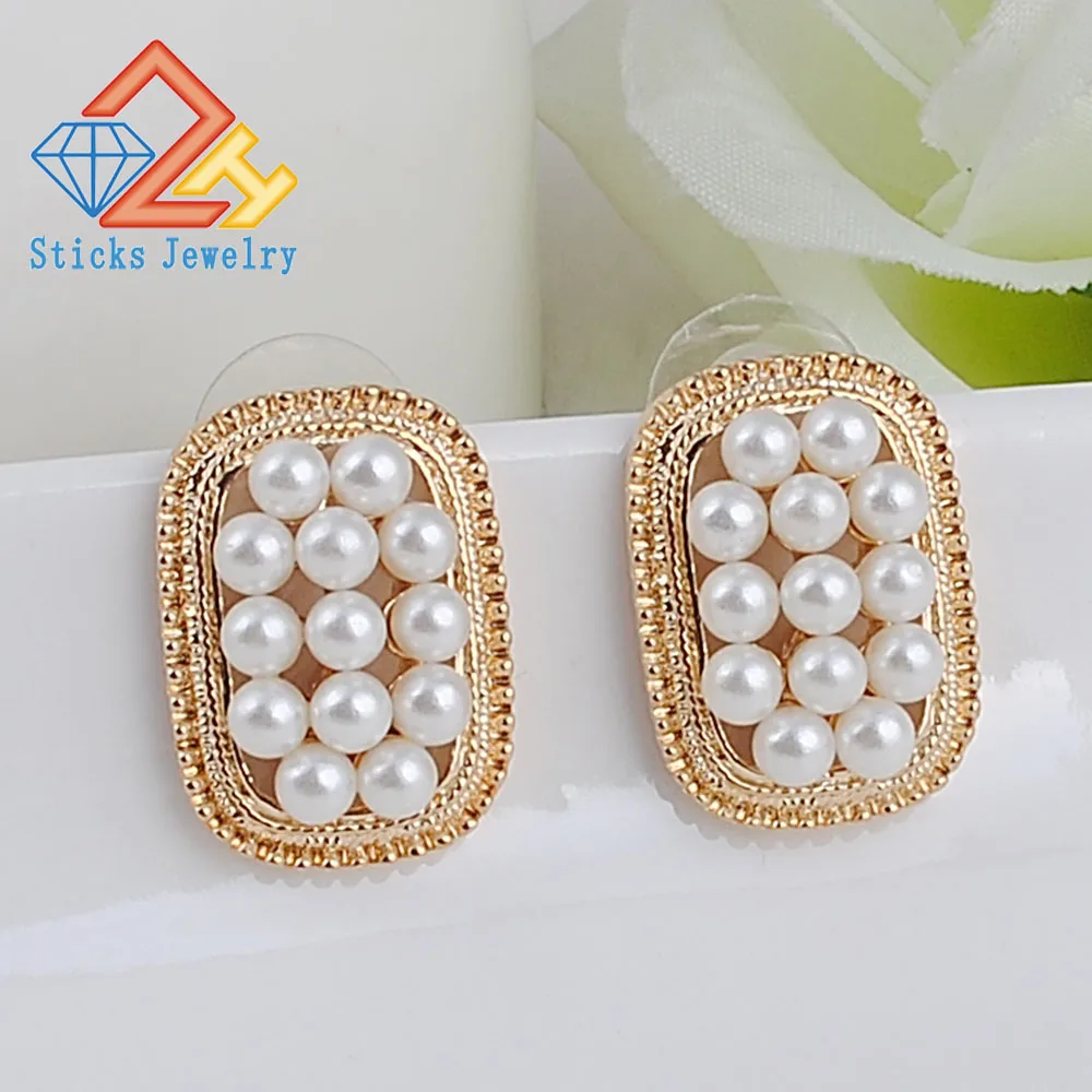 Modern Stud Earrings Fashion Alloy Cute Geometric Earrings Pearl Earrings Female Jewelry
Modern Stud Earrings Fashion Alloy Cute Geometric Earrings Pearl Earrings Female Jewelry
