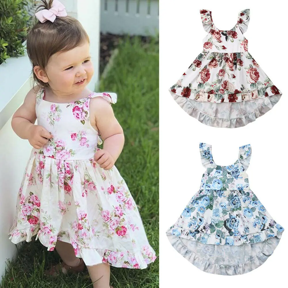 2019 Baby Summer Clothing Toddler Kid Baby Girl Dress Clothes Sleeveless Floral Princess Ruffles Dress Backless Sundress Sunsuit 
2019 Baby Summer Clothing Toddler Kid Baby Girl Dress Clothes Sleeveless Floral Princess Ruffles Dress Backless Sundress Sunsuit