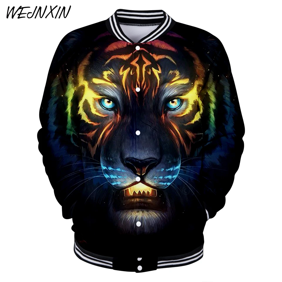 WEJNXIN Tiger 3D Cute Animal Baseball Jacket Women Men Fashion Fleece Sweatshirts Hip Hop Hipster Unisex Hoodies Moletom 
WEJNXIN Tiger 3D Cute Animal Baseball Jacket Women Men Fashion Fleece Sweatshirts Hip Hop Hipster Unisex Hoodies Moletom
