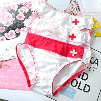 SP&CITY Cosplay Cute Girls Panties For Women Ruffle Nurse Seamless Underwear Sexy Soft Briefs Girls Pink Kwaii Lingerie Female
SP&CITY Cosplay Cute Girls Panties For Women Ruffle Nurse Seamless Underwear Sexy Soft Briefs Girls Pink Kwaii Lingerie Female