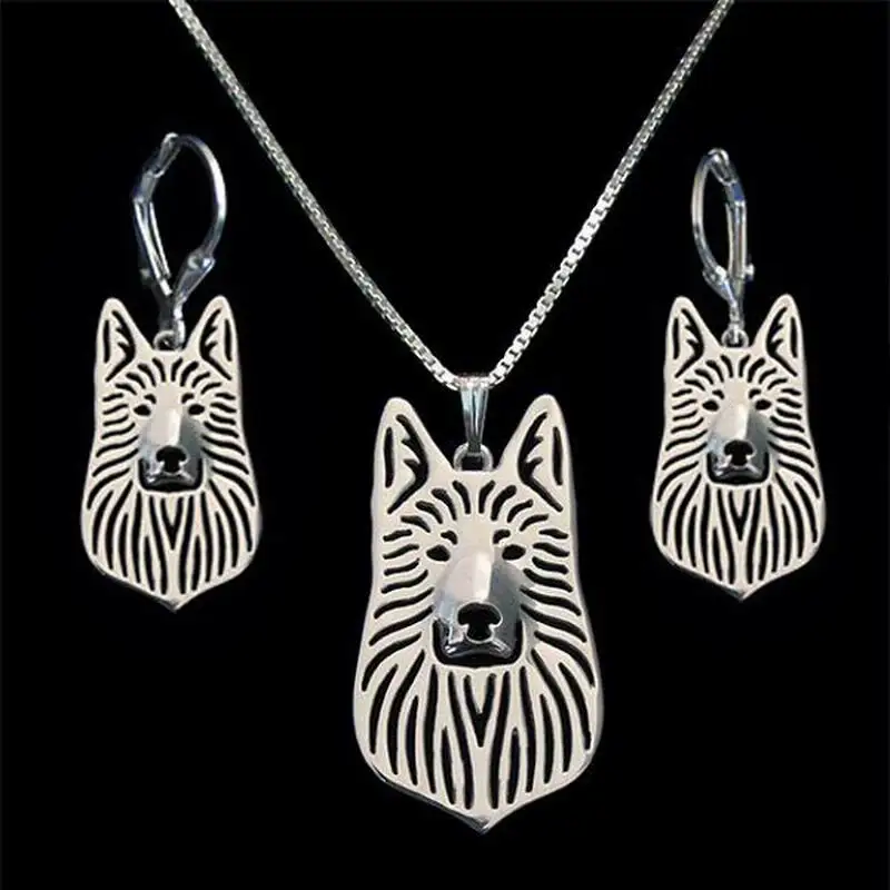 2018 Fashion Women's Alloy Dog Jewelry Set Lovers' German Shepherd Jewelry Set Drop Shipping
2018 Fashion Women's Alloy Dog Jewelry Set Lovers' German Shepherd Jewelry Set Drop Shipping