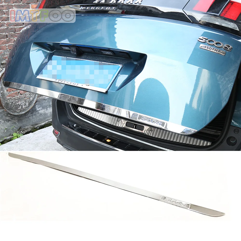 STAINLESS STEEL REAR HATCH TRUNK DOOR LID TAILGATE BODY MOLDING FOR PEUGEOT 5008 2017 2018 2019 ACCESSORIES
STAINLESS STEEL REAR HATCH TRUNK DOOR LID TAILGATE BODY MOLDING FOR PEUGEOT 5008 2017 2018 2019 ACCESSORIES