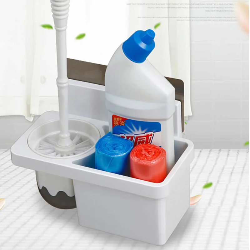 YIWUMART Suction Cup Toilet Brush Combo Storage Rack Wall-mounted Bathroom Cleaning Brush Holder Toilet Storage Stand Rack
YIWUMART Suction Cup Toilet Brush Combo Storage Rack Wall-mounted Bathroom Cleaning Brush Holder Toilet Storage Stand Rack